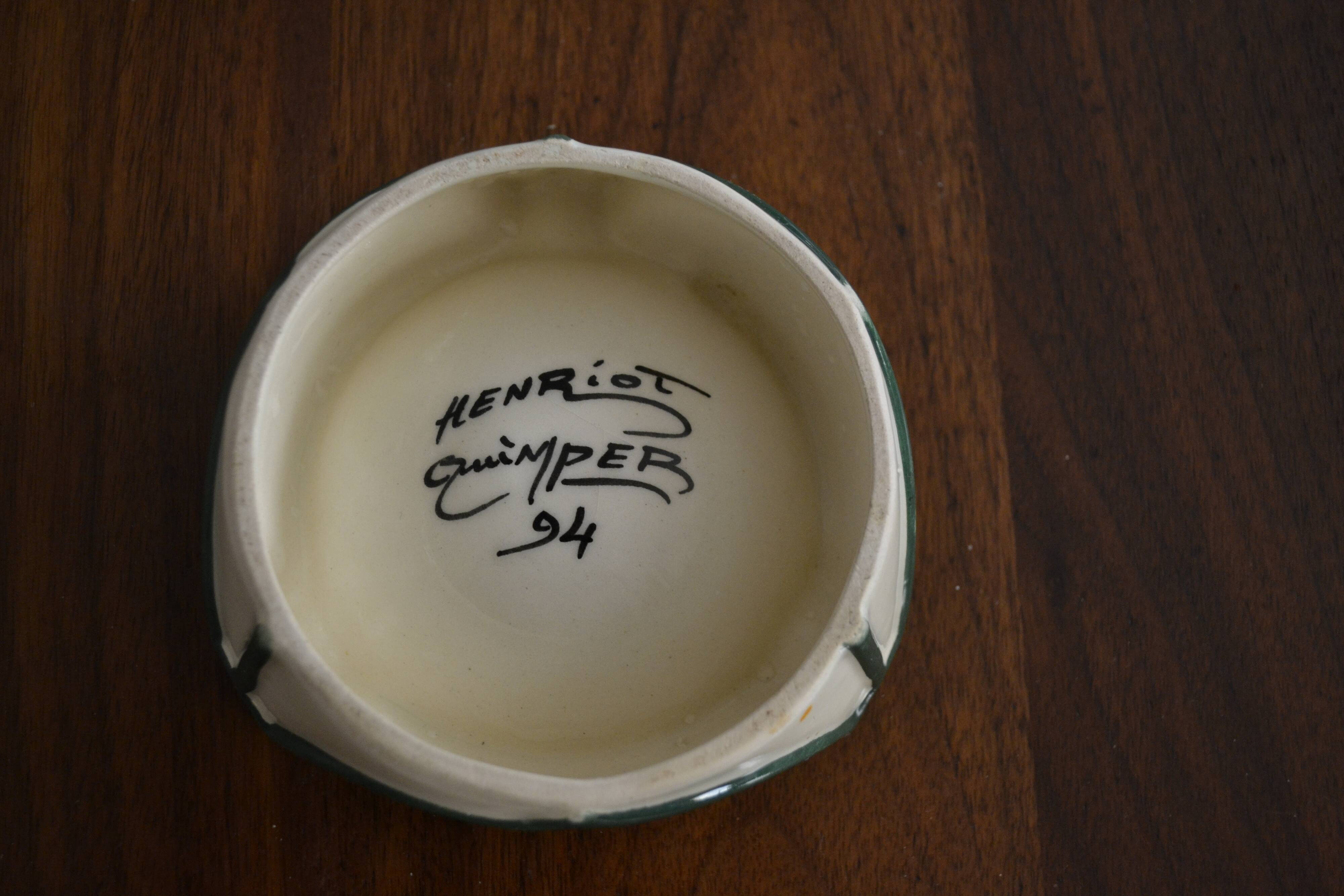 Henriot Qimper ashtray