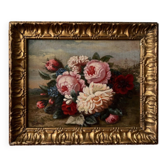 19th Century French Still Life in Gilded Frame