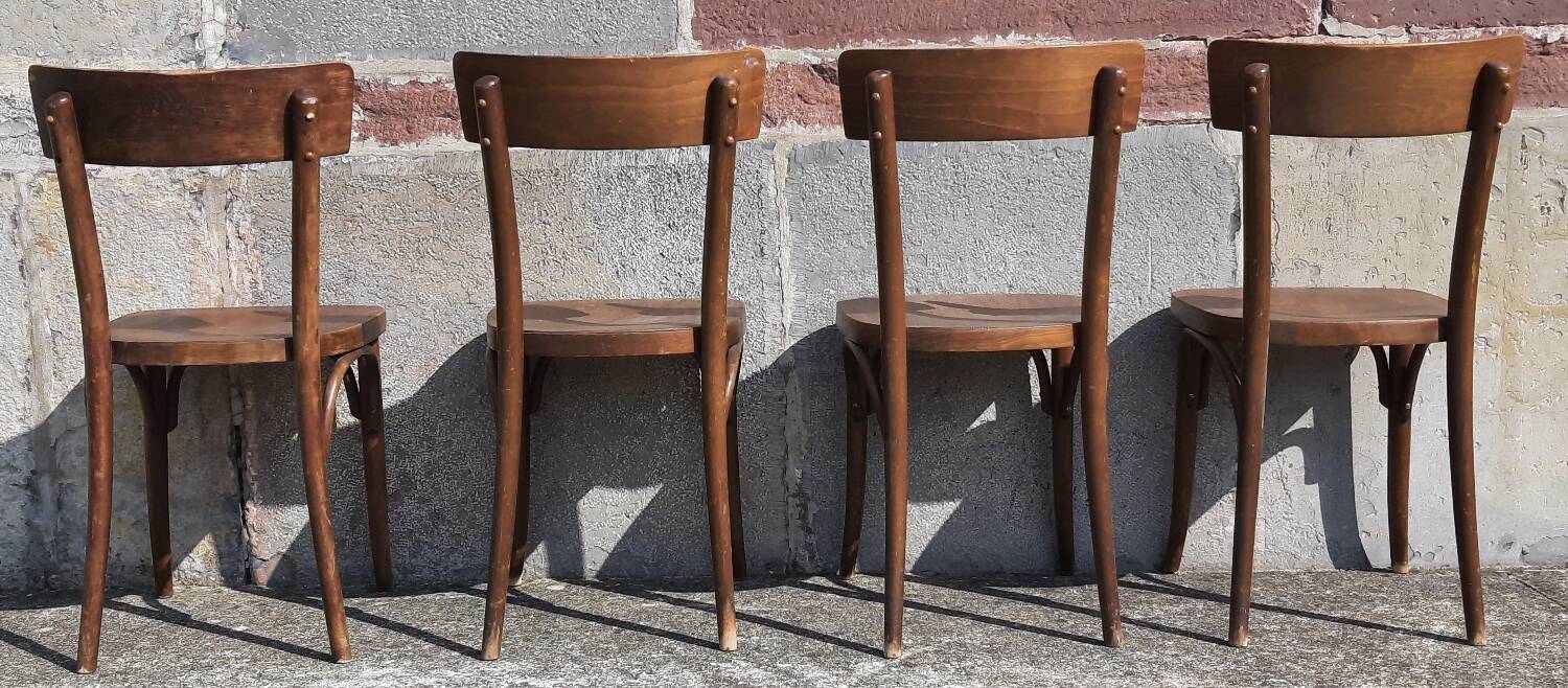 Thonet bistro chairs (set of 4)