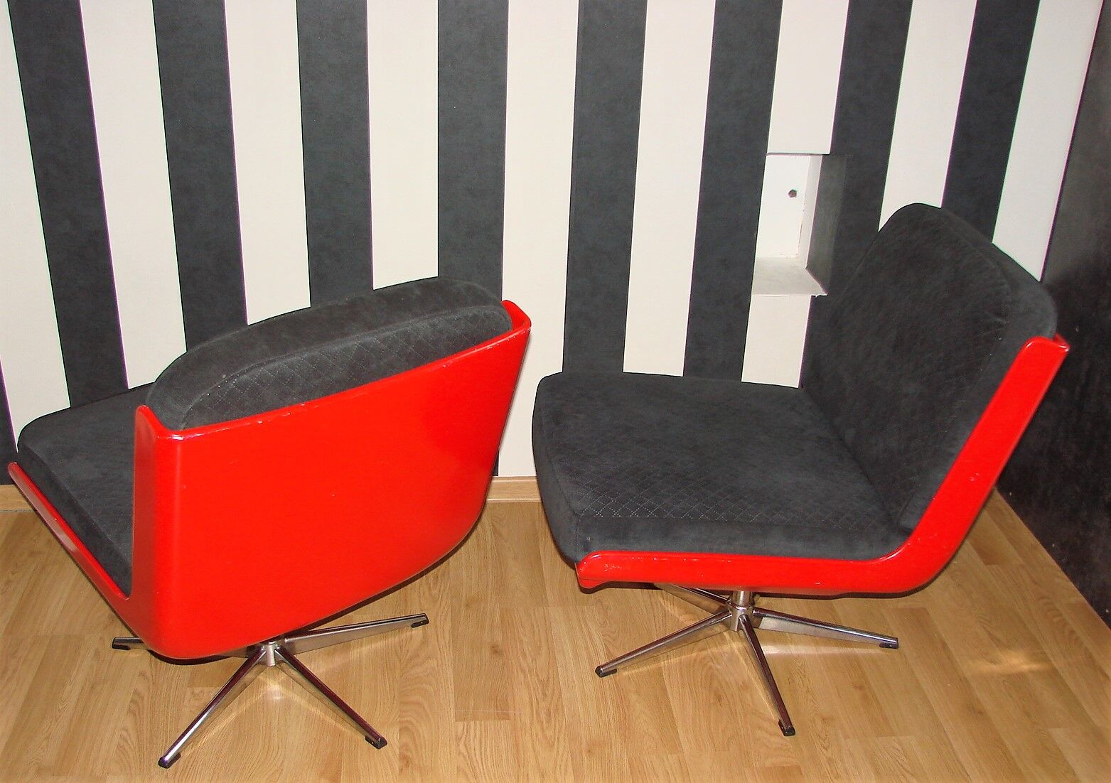 Pair of Dinna Veb Mobel Kombinat armchairs, Germany 1960s