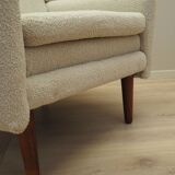 Cream armchair, Danish design, 1970s, production: Denmark