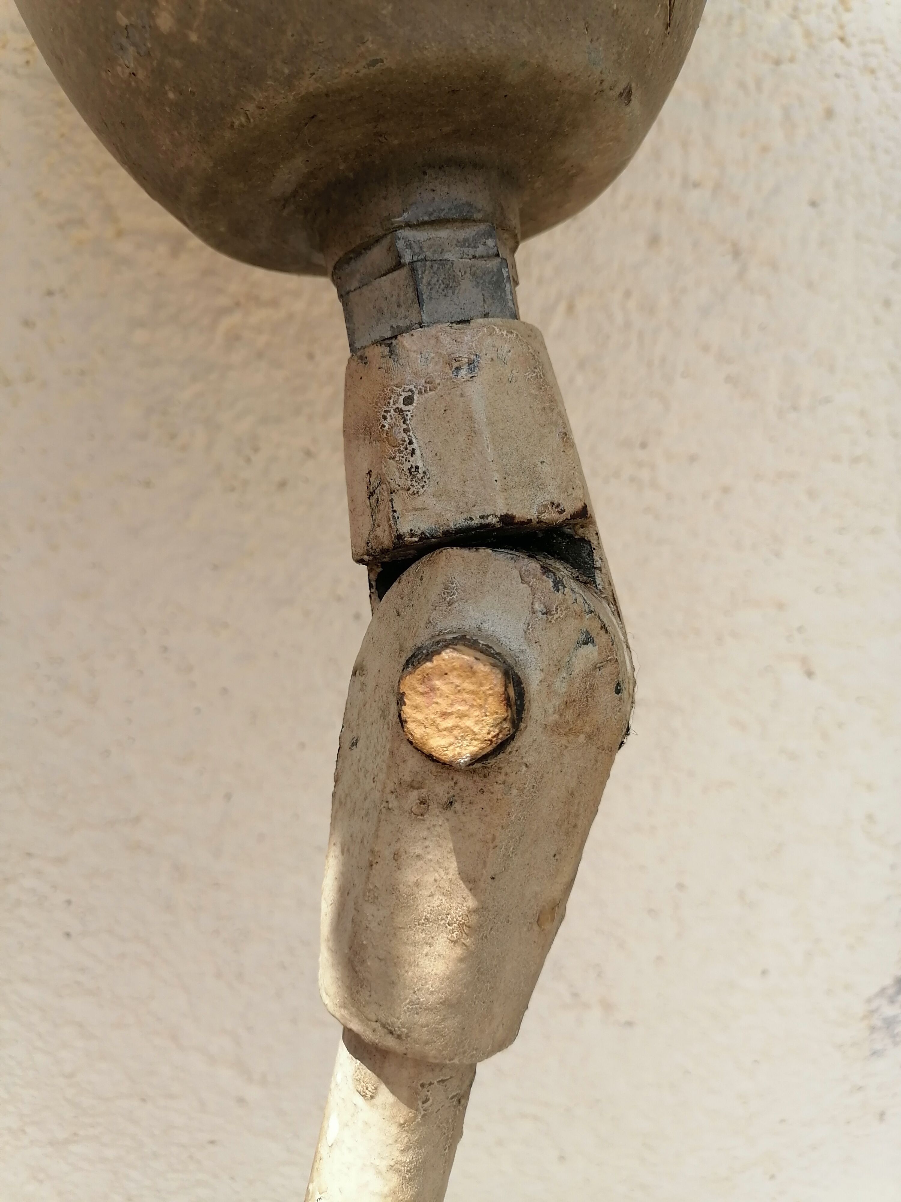 Industrial street lamp 1950 vintage eclatec