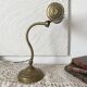 Antique brass notary lamp, adjustable desk lamp
