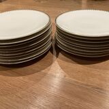Series of 17 plates Limoges Haviland