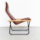 Takeshi Nii folding chair and ottoman "NychairX", 1970