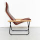 Takeshi Nii folding chair and ottoman "NychairX", 1970