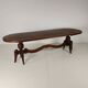 1920s Belgian Art Deco oak parquetry dining table