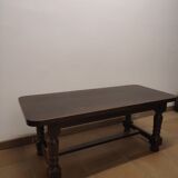 Coffee table in solid walnut wood