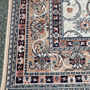 Tapis persan laine beige marron Keops Saint Maclou 170x240
