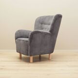 Grey armchair, Scandinavian design, production: Denmark