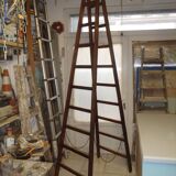 Vintage 9-step painter's stepladder