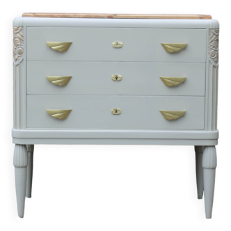 Antique art deco chest of drawers