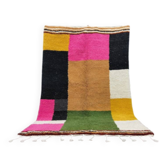 Tapis Multicolore  art Marocain en Laine 150cmx250cm