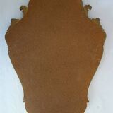 Baroque style gold resin mirror, 50s-60s