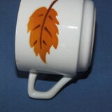 12 cups vintage Mill of Wolves decoration autumn leaves