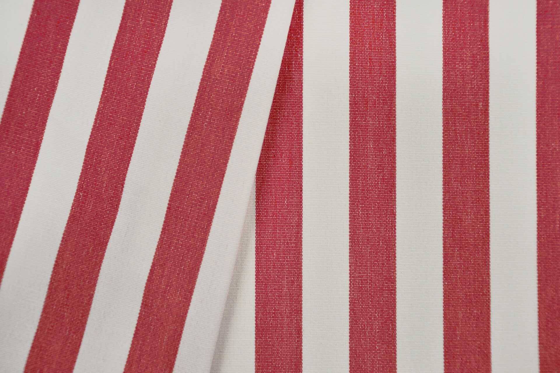 Pair of terracotta striped fabric wall sconces