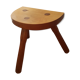 Massive wooden tripod stool