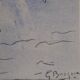 Georges braque: birds in the sky - signed stencil