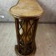 Rattan bar and its stools