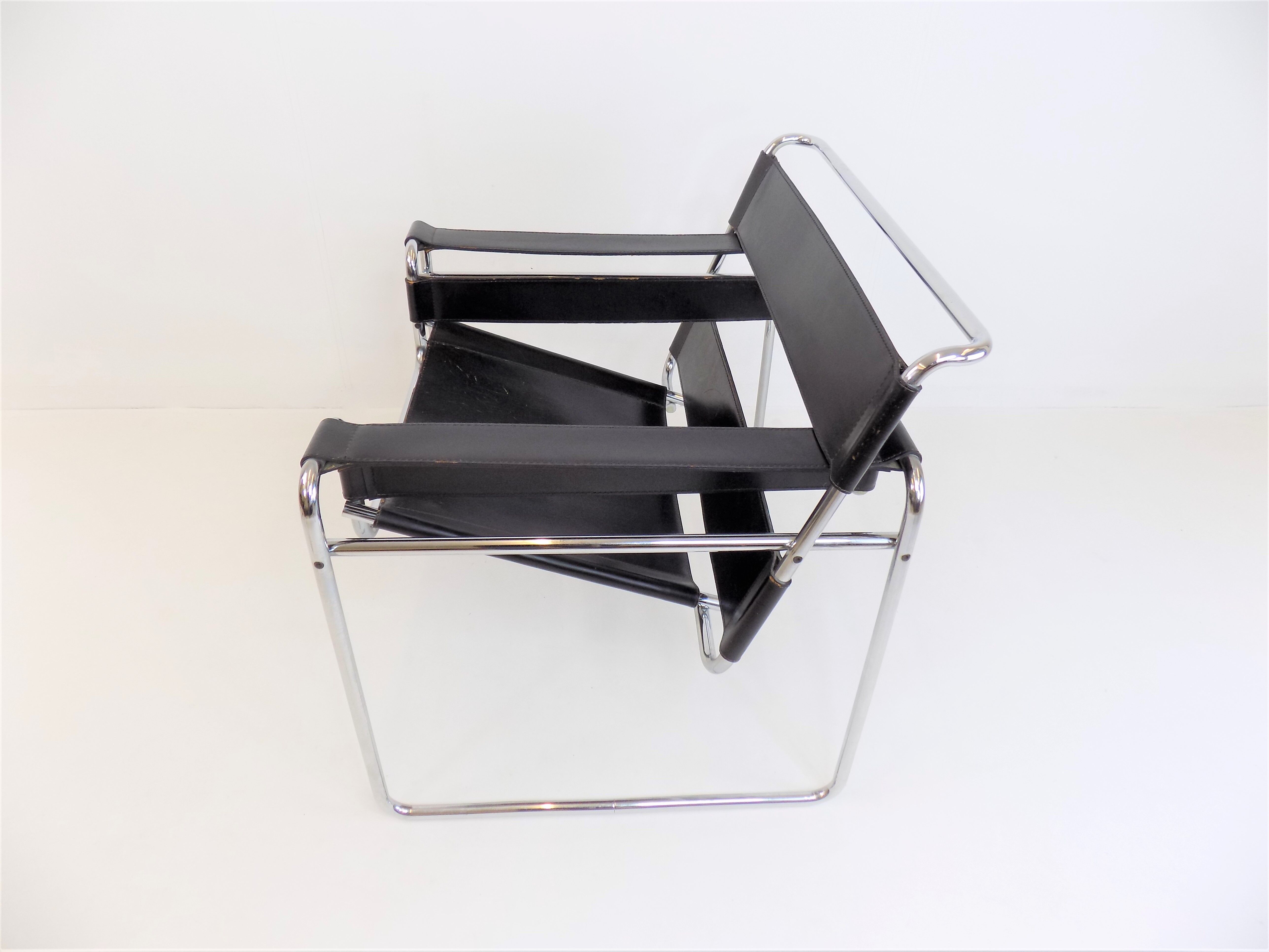 Gavina B3 Wassily chair by Marcel Breuer