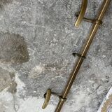 Brass coat rack