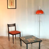 Suite of 6 Scandinavian chairs 70s