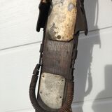 Former pair of Ramy wooden skis - vintage mountain chalet deco sticks