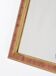 Miroir ancien en bois, doré, teinte rose