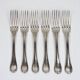 12 Christofle table settings monogrammed LG - CC hallmark - Late 19th century