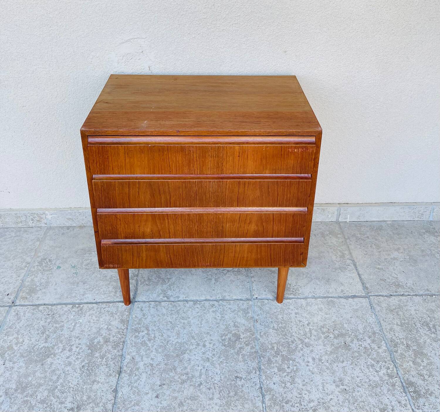 Scandinavian teak chest of drawers