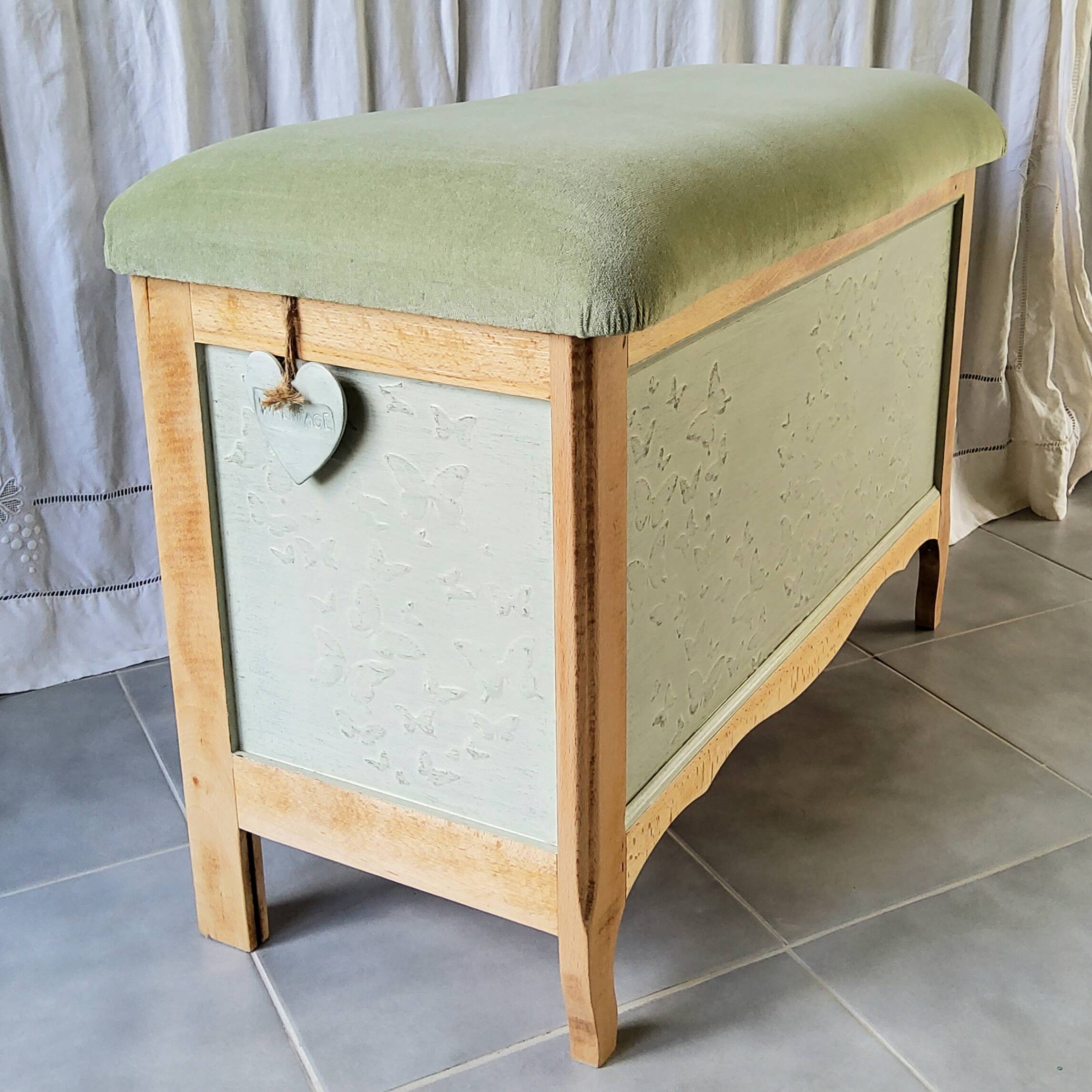Patinated bank safe