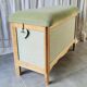 Patinated bank safe