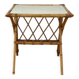Rattan end table