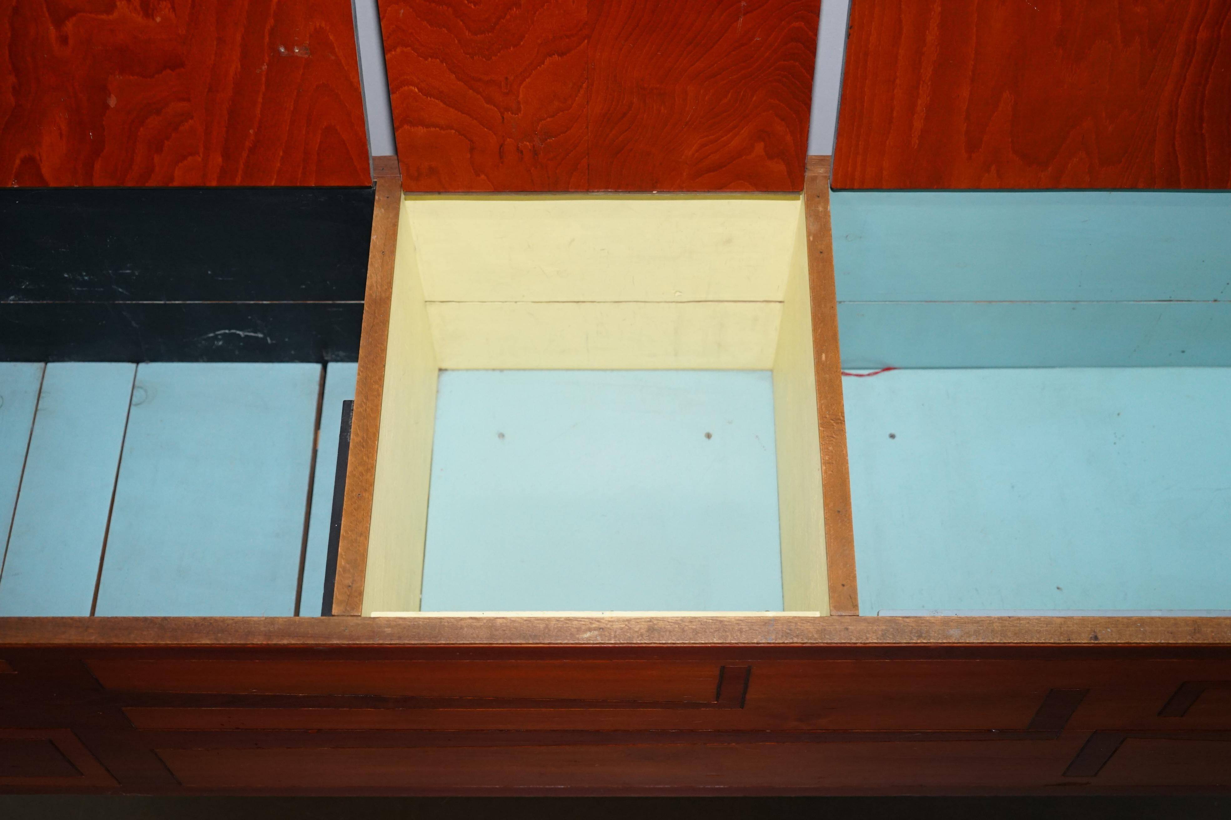 Unique Custom Modern Buffet with Doors Opening Upwards