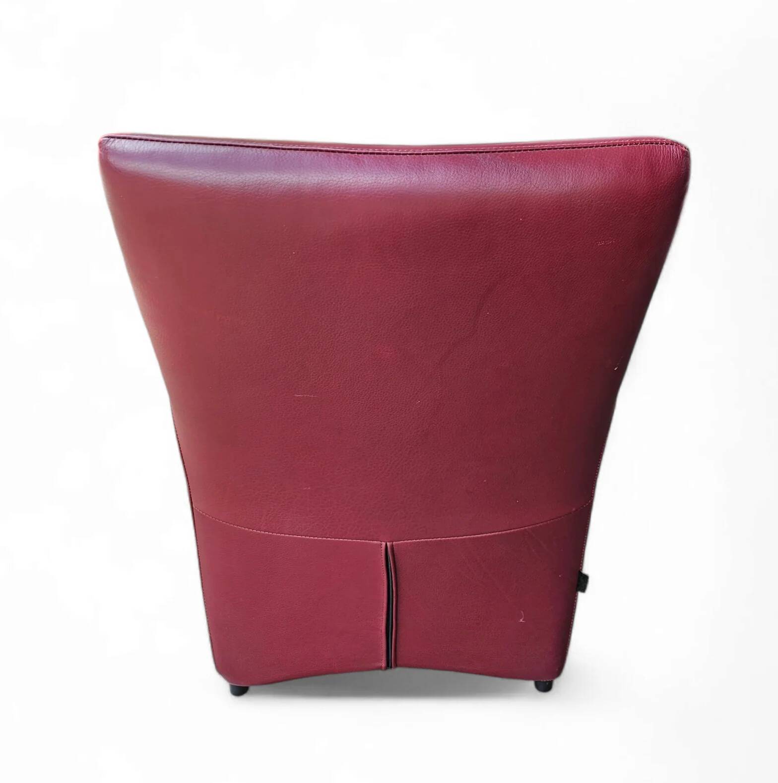 Fauteuil Montis / Gerard van den Berg / années 1990 / Cuir rouge bordeaux