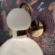 LARGE GLASS AND METAL WALL LIGHT SCANDINAVIAN DESIGN 1950.