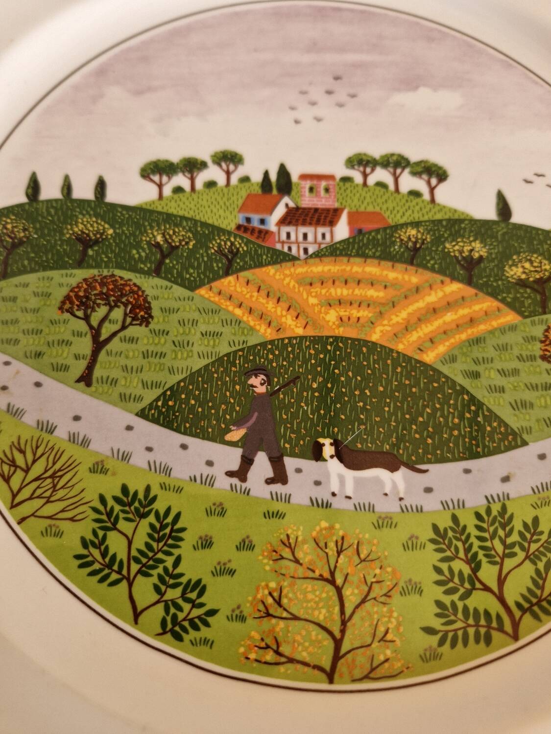 VILLEROY & BOCH Laplau dish, Naïf design - diameter 27 cm