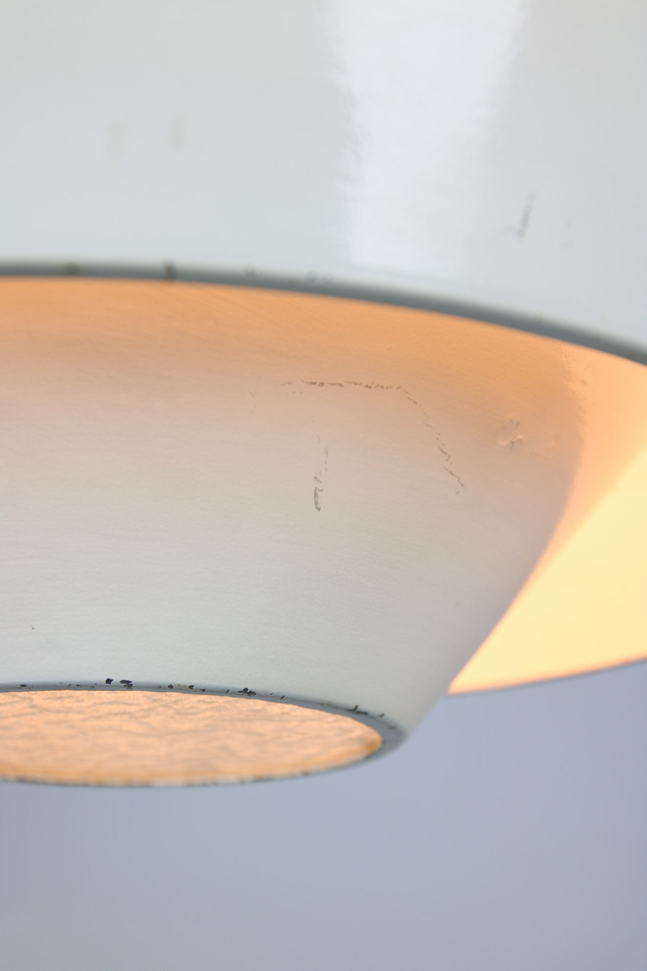 Mid-century industrial cascade ceiling lamp danish