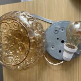 Glass flush mount ceiling or wall light by Helena Tynell