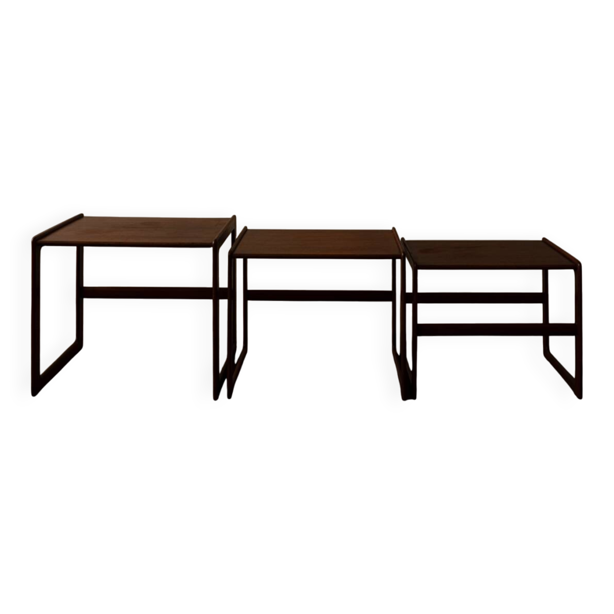 Teak nesting tables - set of 3 - Arne Hovmand-Olsen for Mogens Kold