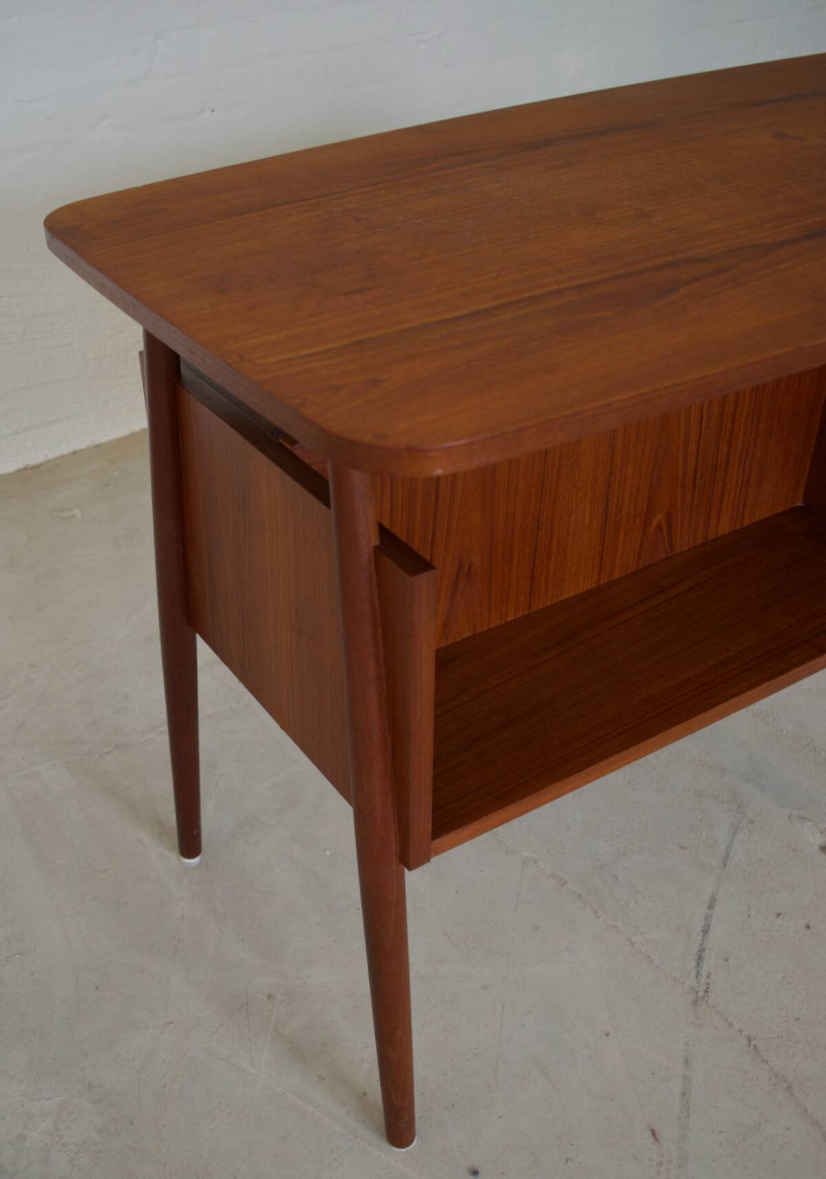 Teak Desk By Gunnar Nielsen For Tibergaard, 1960s.