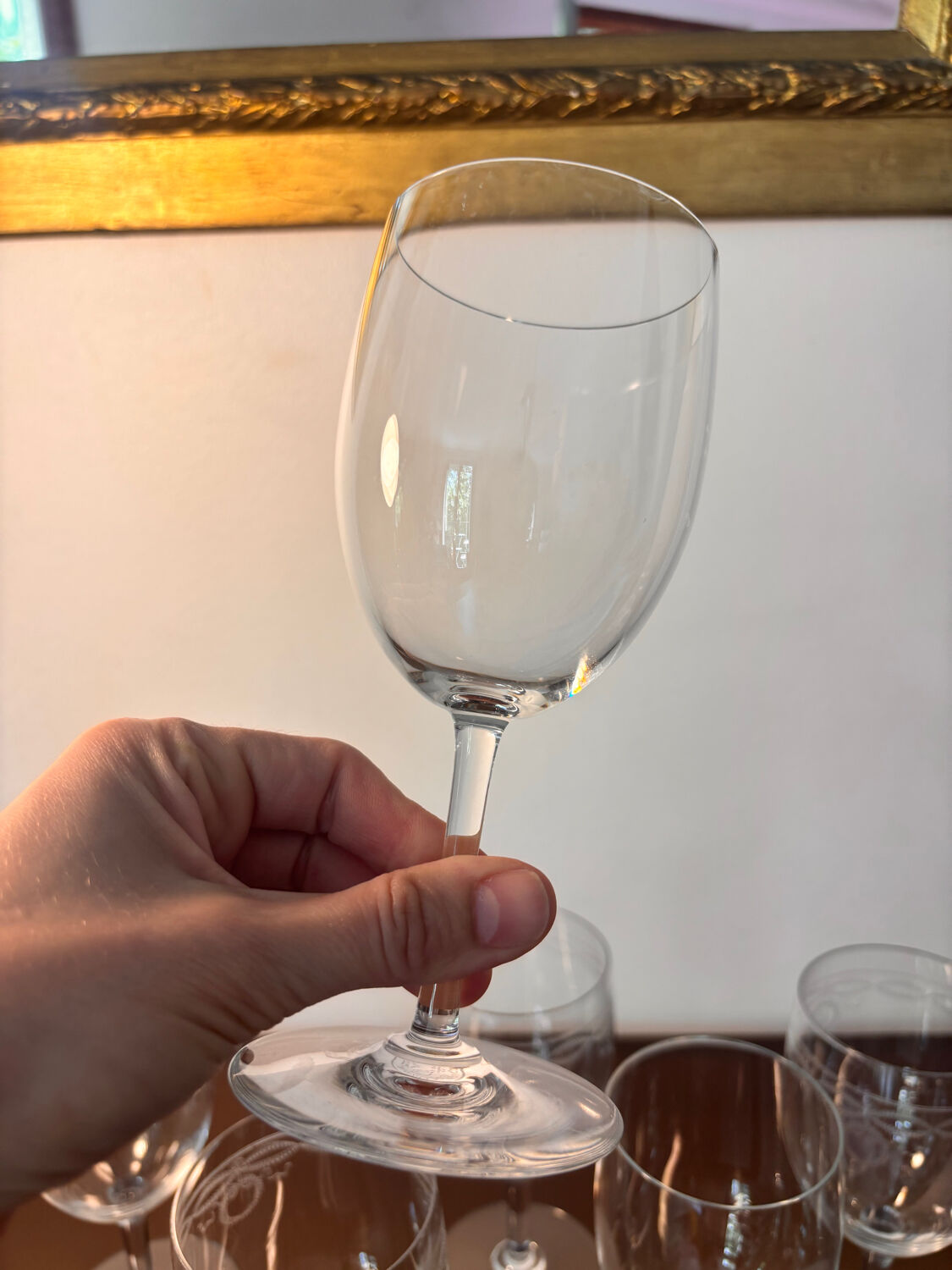 4 Perfection and 2 Byzantine Baccarat glasses