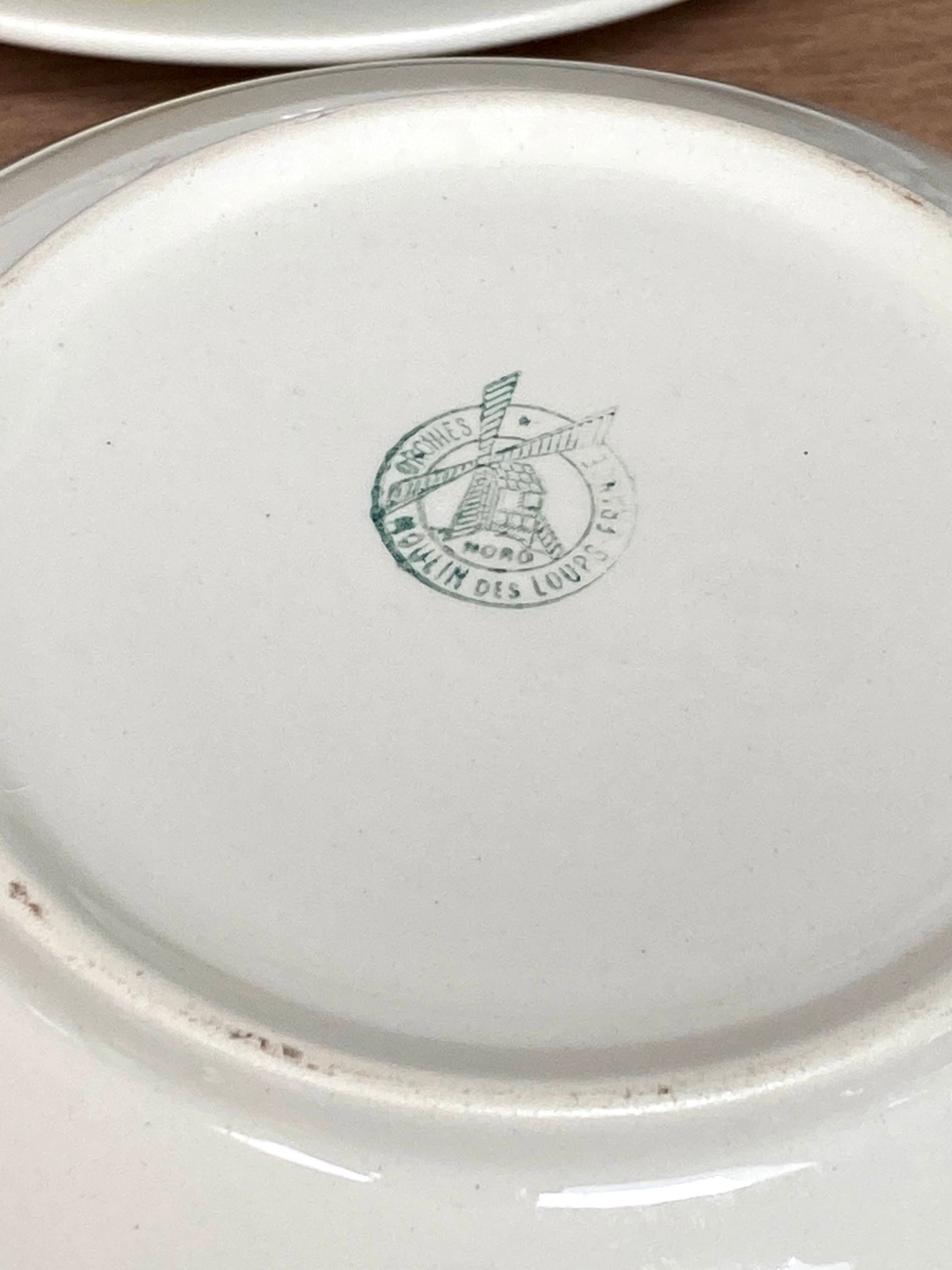 Set of 3-course Mill of Wolves autumn leaves