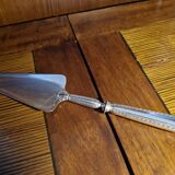 Old silver plated metal pie/cake server - Argental 2 hallmarks
