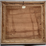 Mid century oil painting The Sunbathers