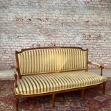Beech Sofa Period Louis XVI XVIII Th Century