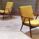 Pair of boomerang armchairs TON Bystřice (Thonet) by Antonin Suman 1960