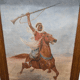 John Lewis Shonborn Peinture avec cavalier arabe, vers 1900