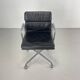 Eames Herman Miller cuir noir Soft Pad Group