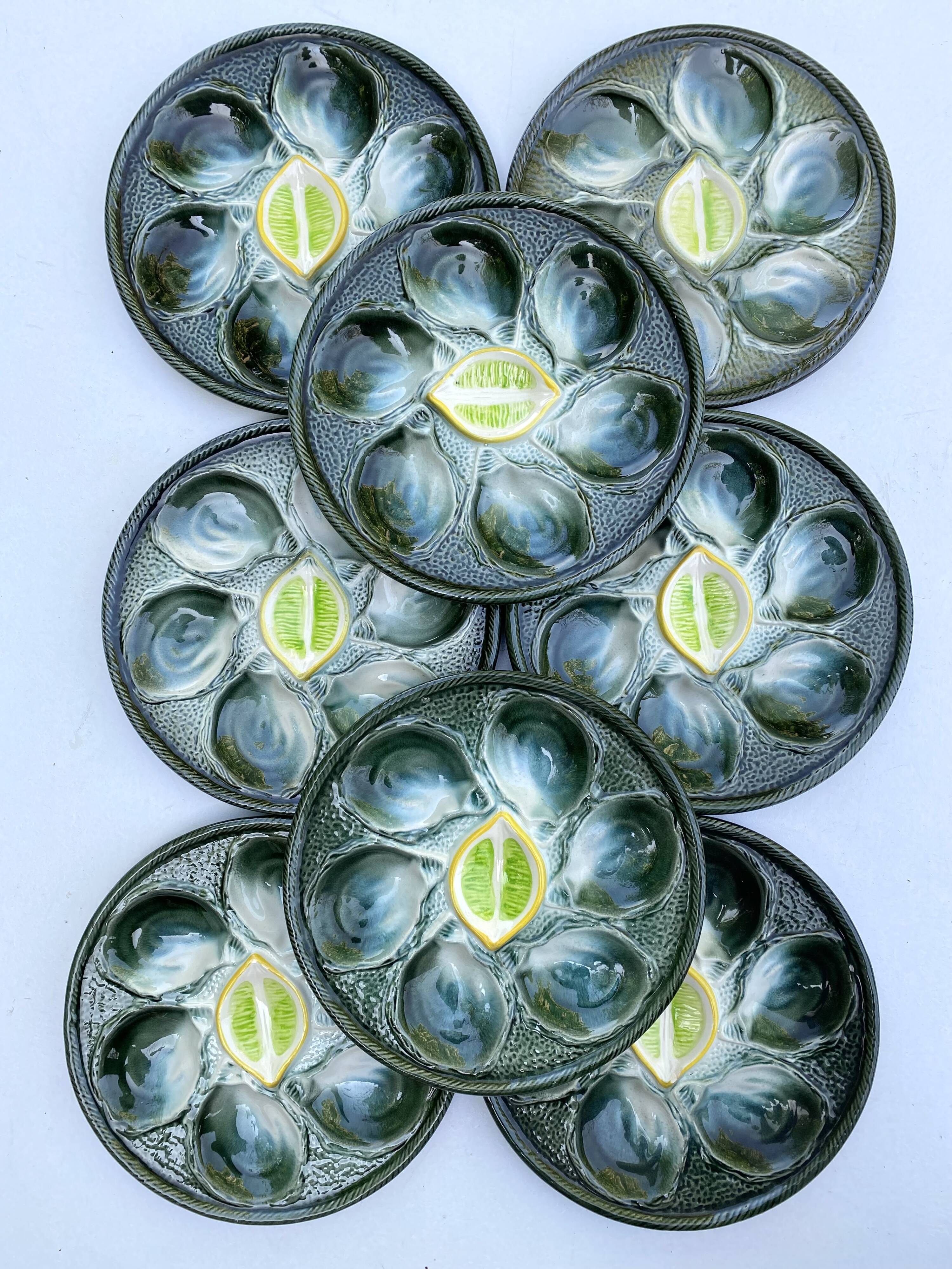 Oyster plates St Clémént